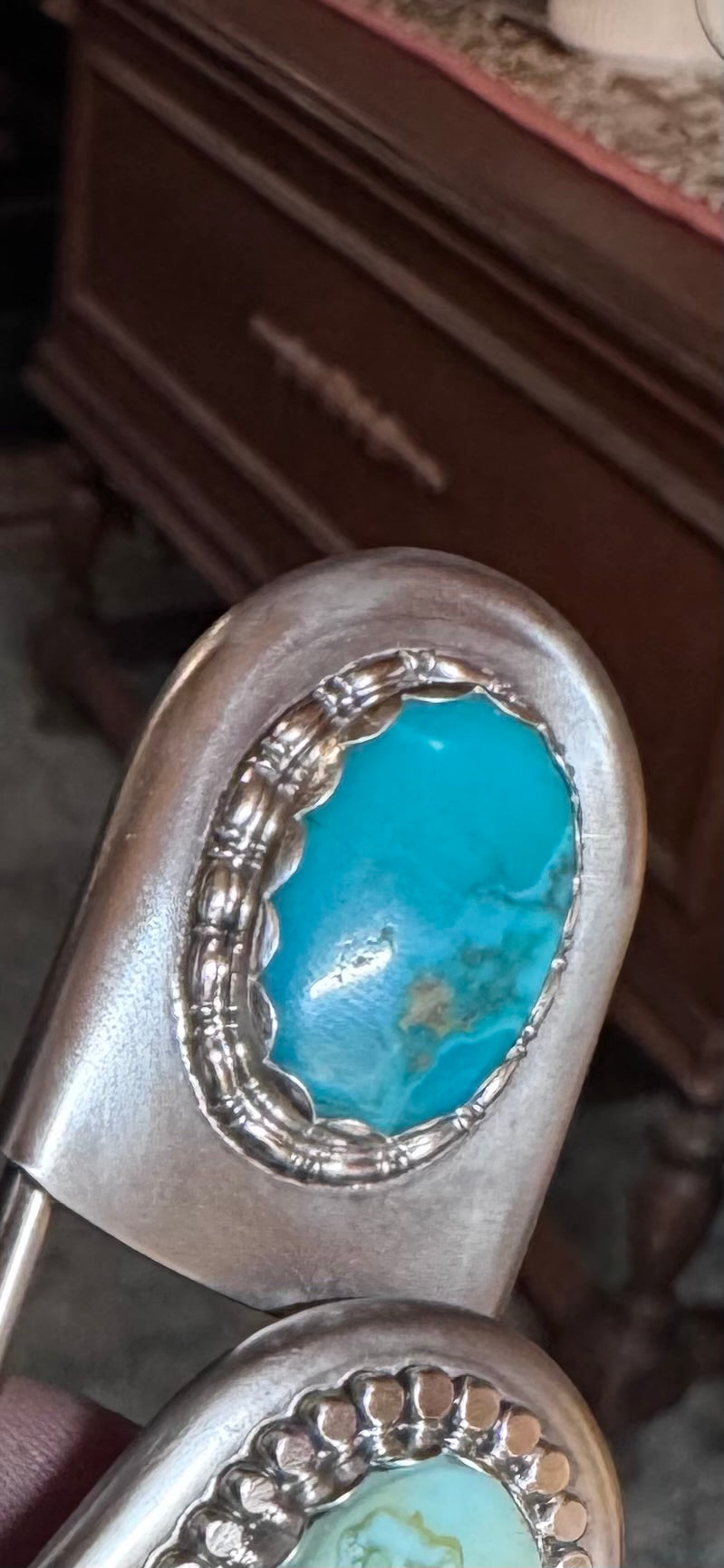 Turquoise Jumbo Safety Pin