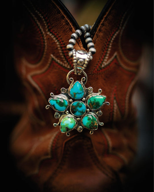 Sonoran Gold Flower Pendant