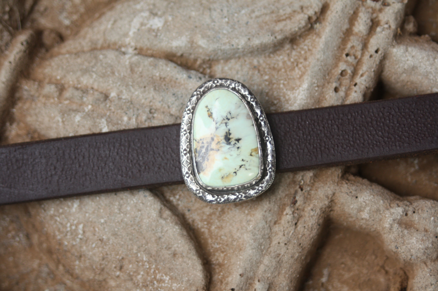 Lone Eagle Variscite and Leather